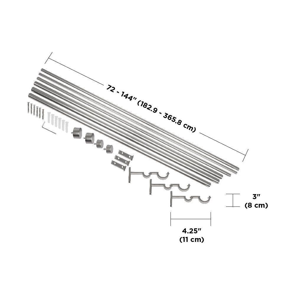 Umbra - Cappa Expandable Single Curtain Rod - Lights Canada