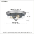 Quoizel - Radius Flush Mount - Lights Canada