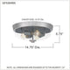 Quoizel - Radius Flush Mount - Lights Canada