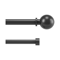 Bolas 36-72" Double Curtain Rod