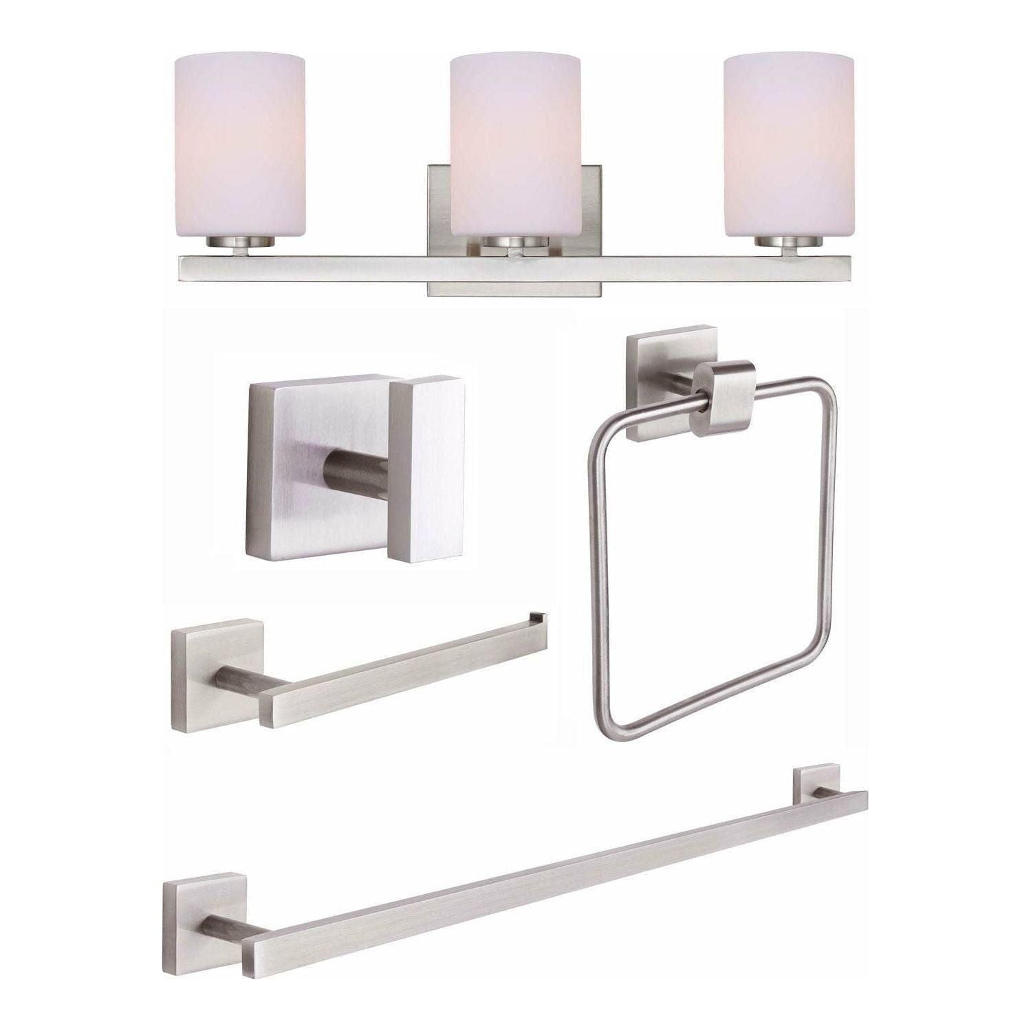 Canarm - Canarm Jae Bath Accessories and Vanity Combo - Lights Canada