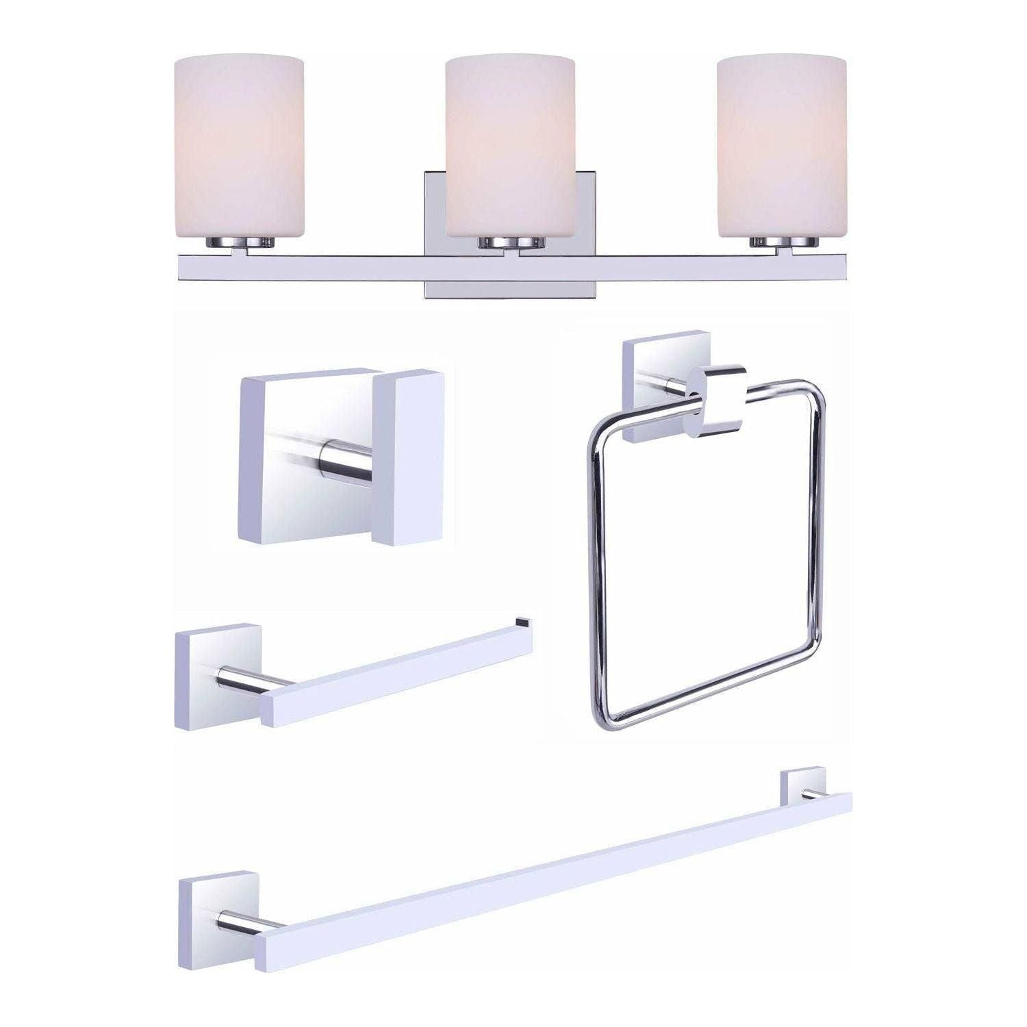 Canarm - Canarm Jae Bath Accessories and Vanity Combo - Lights Canada