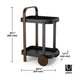 Umbra - Bellwood Bar & Serving Cart - Lights Canada