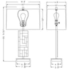 Flow Decor - Rachel Table Lamp - Lights Canada