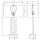 Flow Decor - Rachel Table Lamp - Lights Canada