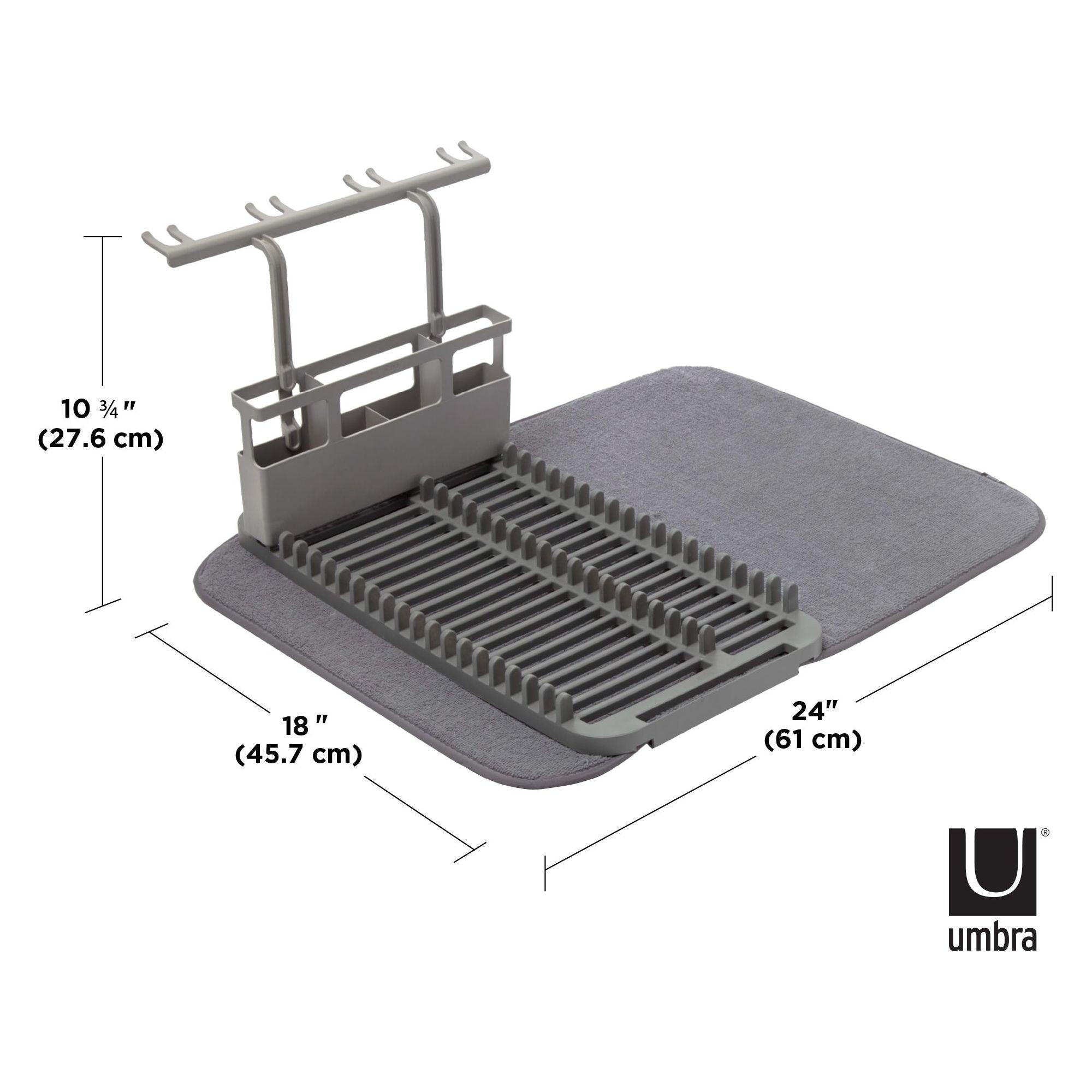 Umbra - UDry Dishrack with Drying Mat - Lights Canada