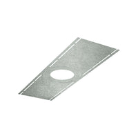 Universal Flat rough-in plate for 2 "& 3" recessed & regressed line