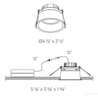 DALS - Round Indoor/Outdoor Regressed Gimbal Down Light - Lights Canada