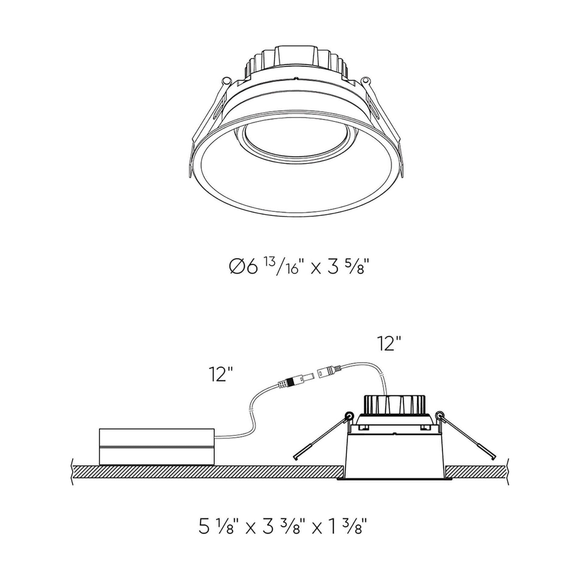 DALS - Round Indoor/Outdoor Regressed Gimbal Down Light - Lights Canada