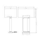 Flow Decor - Ronald Table Lamp - Lights Canada