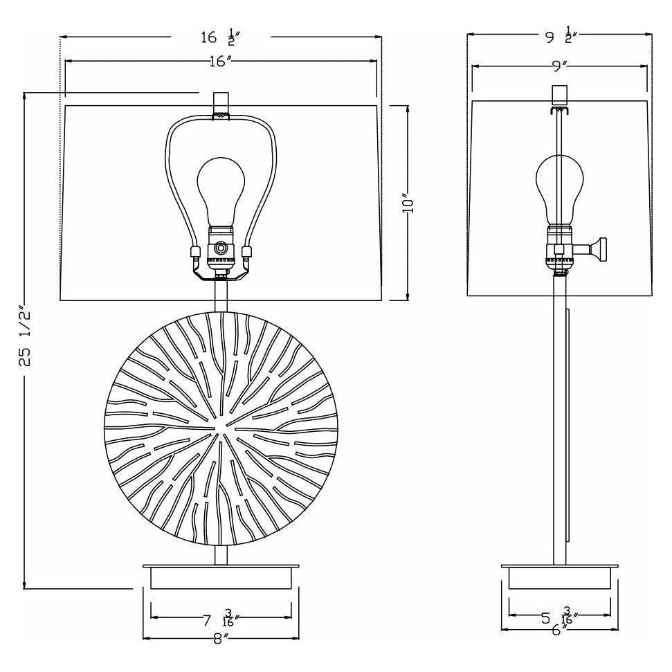 Flow Decor - Rory Table Lamp - Lights Canada