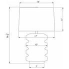 Flow Decor - Ruth Table Lamp - Lights Canada