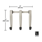 Umbra - Schnook Over the Door Hooks (Set of 3) - Lights Canada