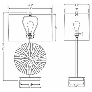 Flow Decor - Sadie Table Lamp - Lights Canada