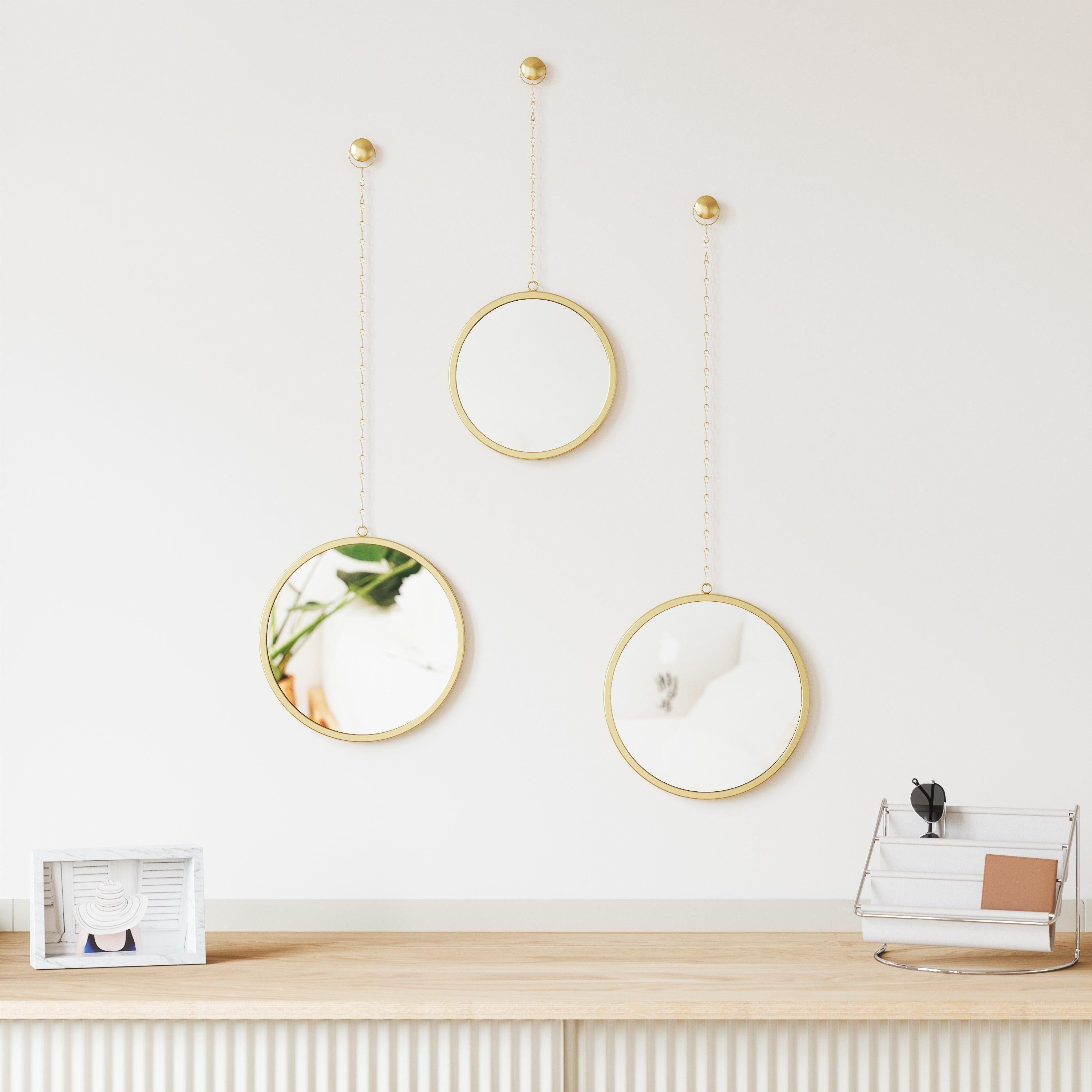 Umbra - Dima Round Mirrors (Set of 3) - Lights Canada
