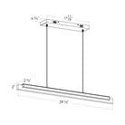 DALS - Smart Led Linear Pendant Light - Lights Canada