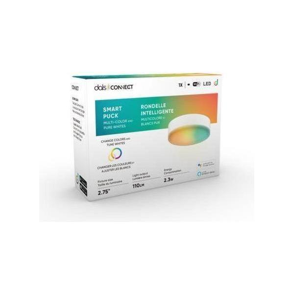 DALS - Smart Rgb+Cct Led Under Cabinet Single Puck Light - Lights Canada