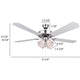 Canarm - St. James Ceiling Fan - Lights Canada