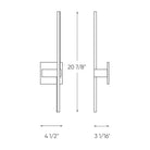 DALS - Linear Led Wall Sconce - Lights Canada