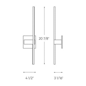 DALS - Linear Led Wall Sconce - Lights Canada