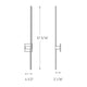DALS - Linear Led Wall Sconce - Lights Canada