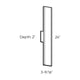 DALS - Rectangular Led Wall Sconce - Lights Canada