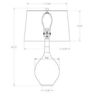 Flow Decor - Thames Table Lamp - Lights Canada