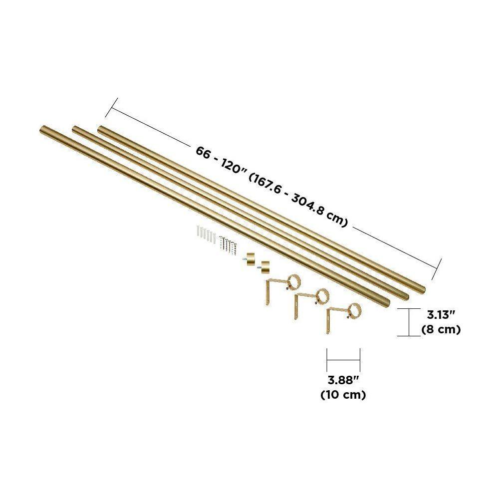 Umbra - Cappa Expandable Single Curtain Rod - Lights Canada