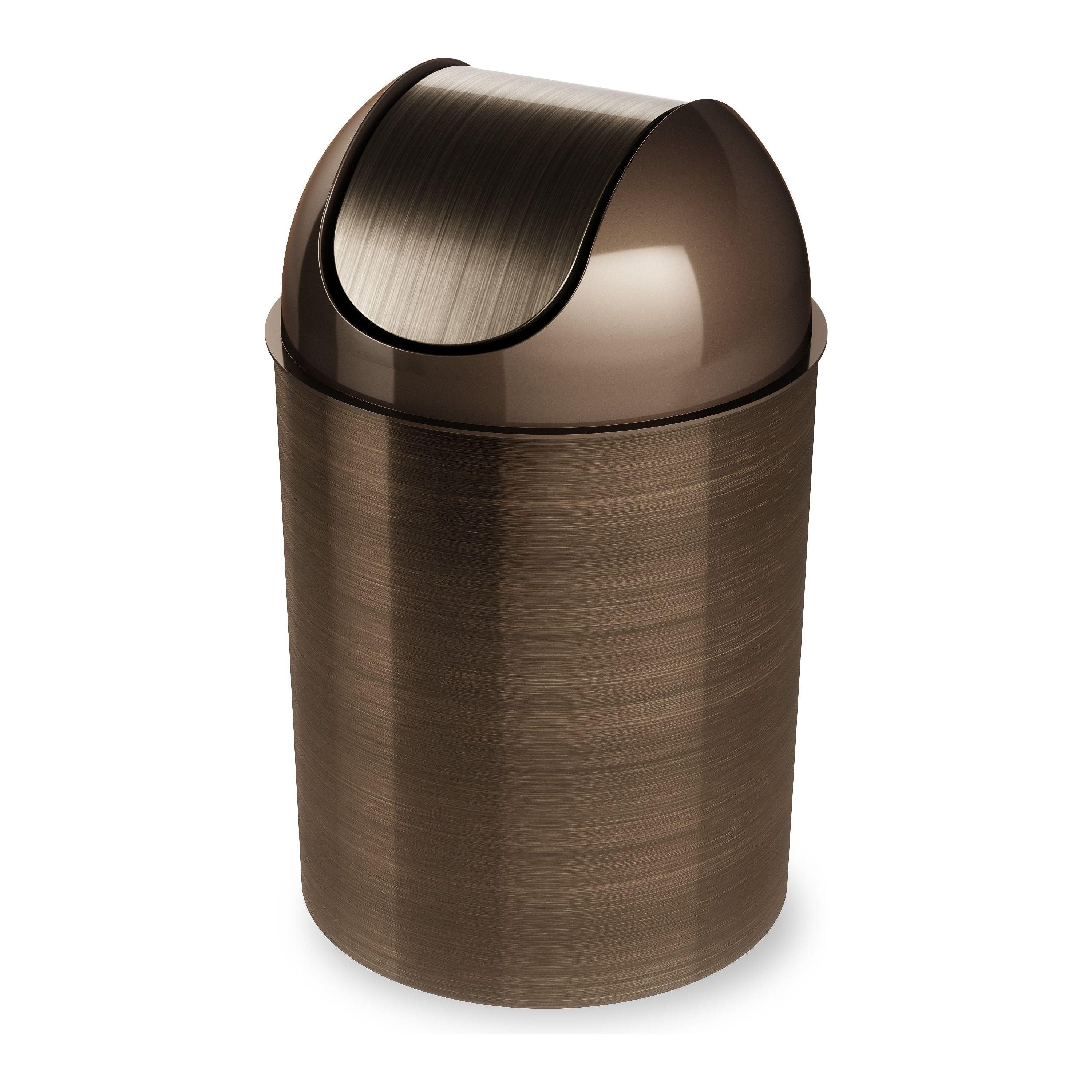 Umbra - Mezzo Swing-Top Trash Can 2.5-Gallon (9L) Capacity - Lights Canada