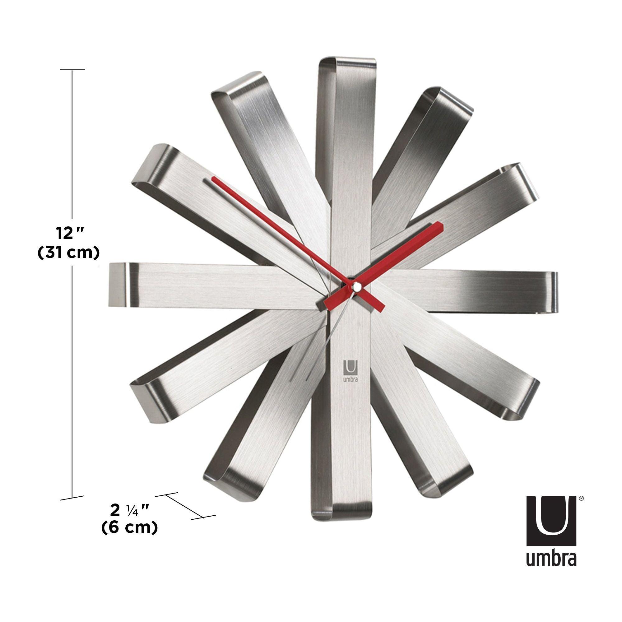 Umbra 118070-040 Ribbon Wall Clock – Lights Canada