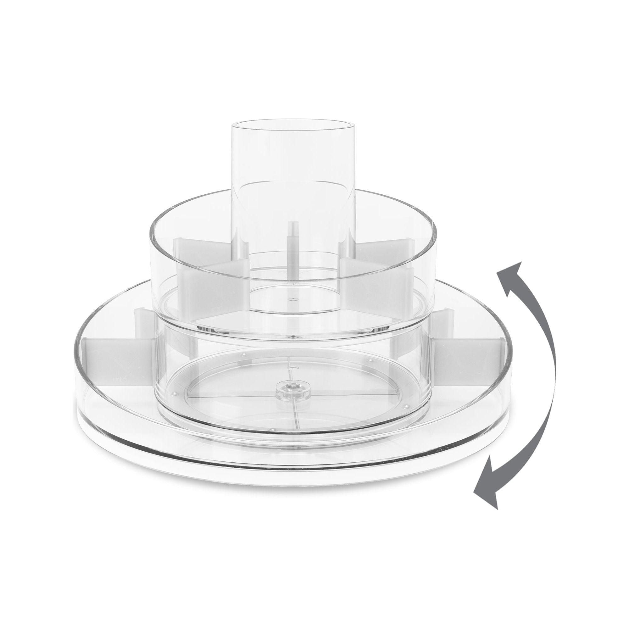 Umbra - Cascada Rotating Cosmetics Organizer - Lights Canada