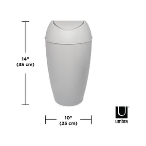 Umbra - Twirla Trash Can 2.4 Gallon (9L) Capacity - Lights Canada