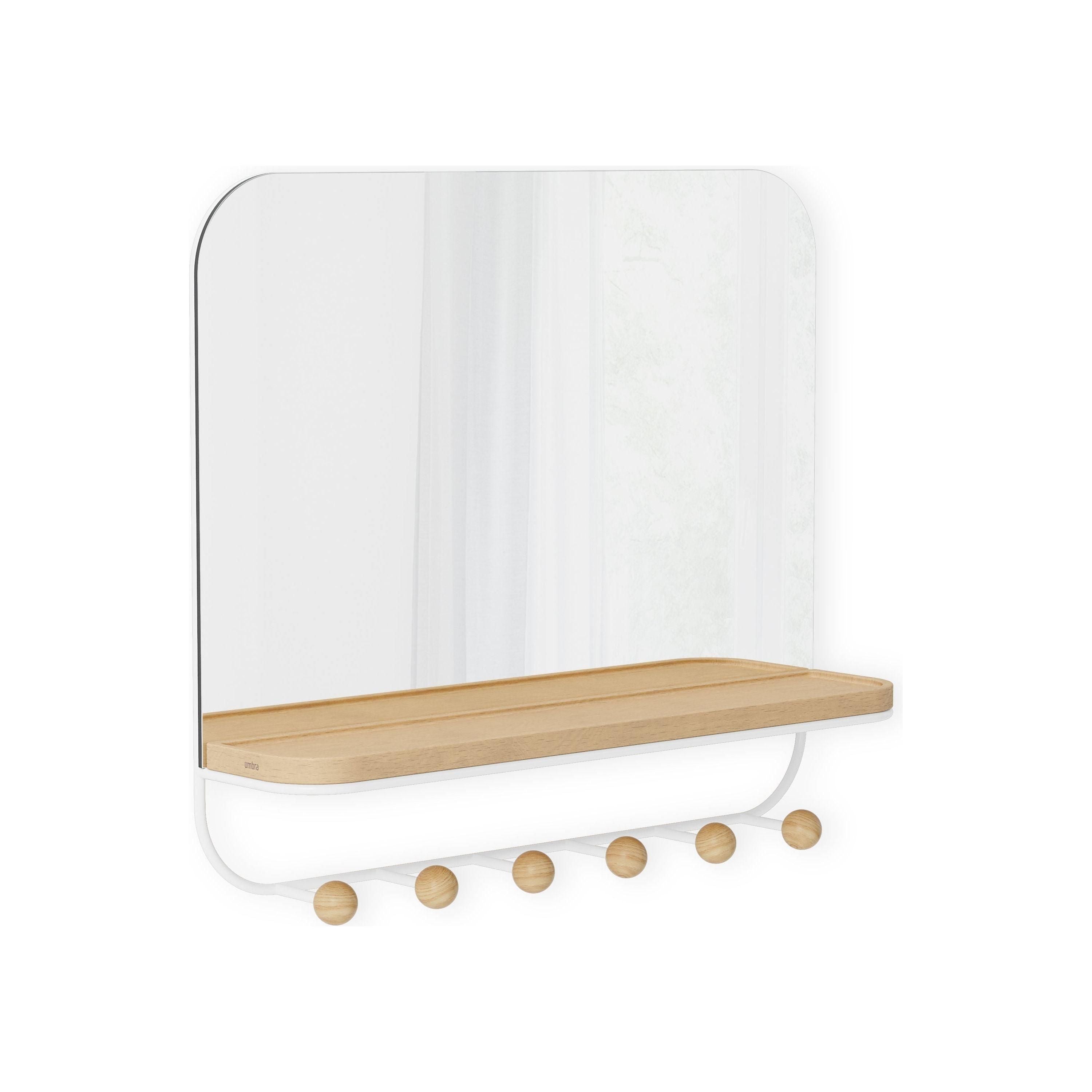 Umbra - Estique Mirror with Hooks - Lights Canada