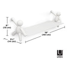 Umbra - Buddy Floating Wall Shelf - Lights Canada