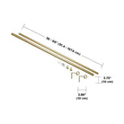 Umbra - Cappa Expandable Single Curtain Rod - Lights Canada