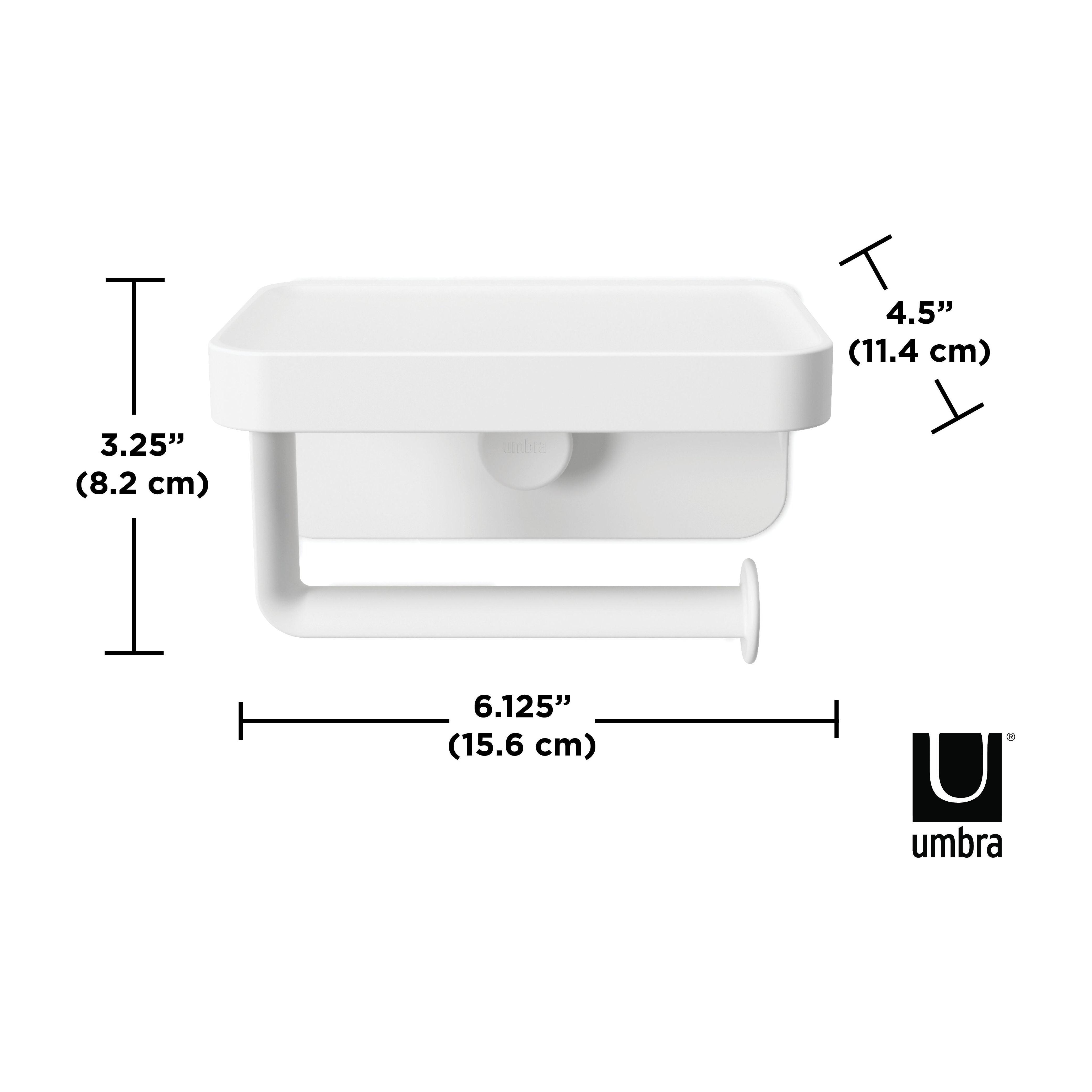 Umbra - Flex Sure-Lock Toilet Paper Holder & Shelf - Lights Canada