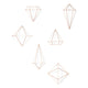 Umbra - Prisma Wall Decor (Set of 6) - Lights Canada