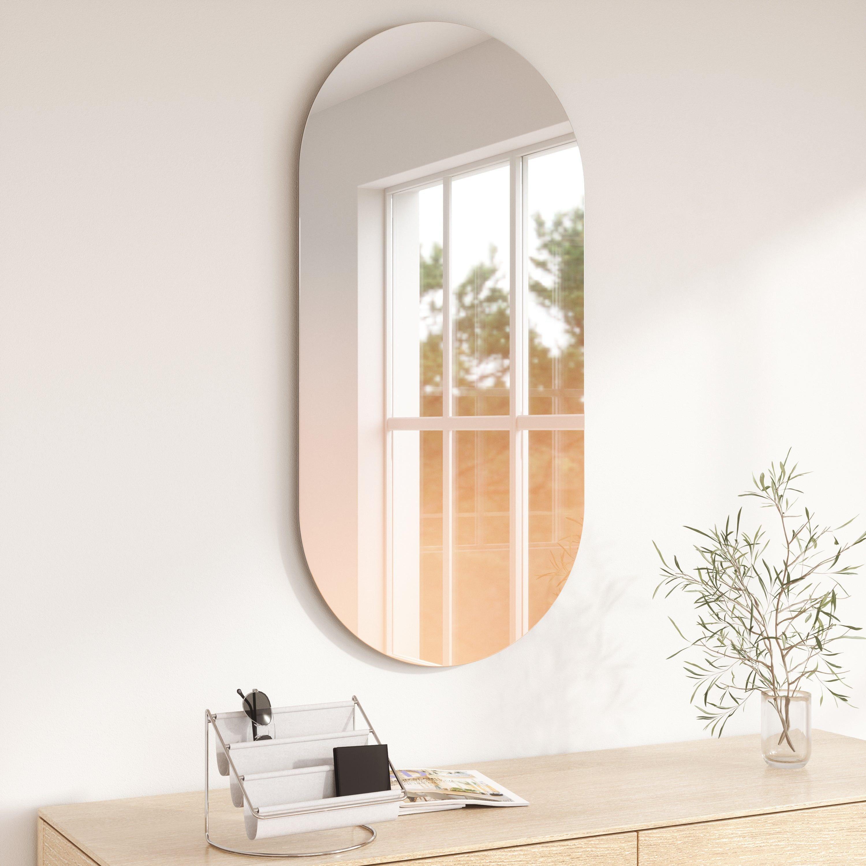 Umbra - Misto Oval Mirror - Lights Canada