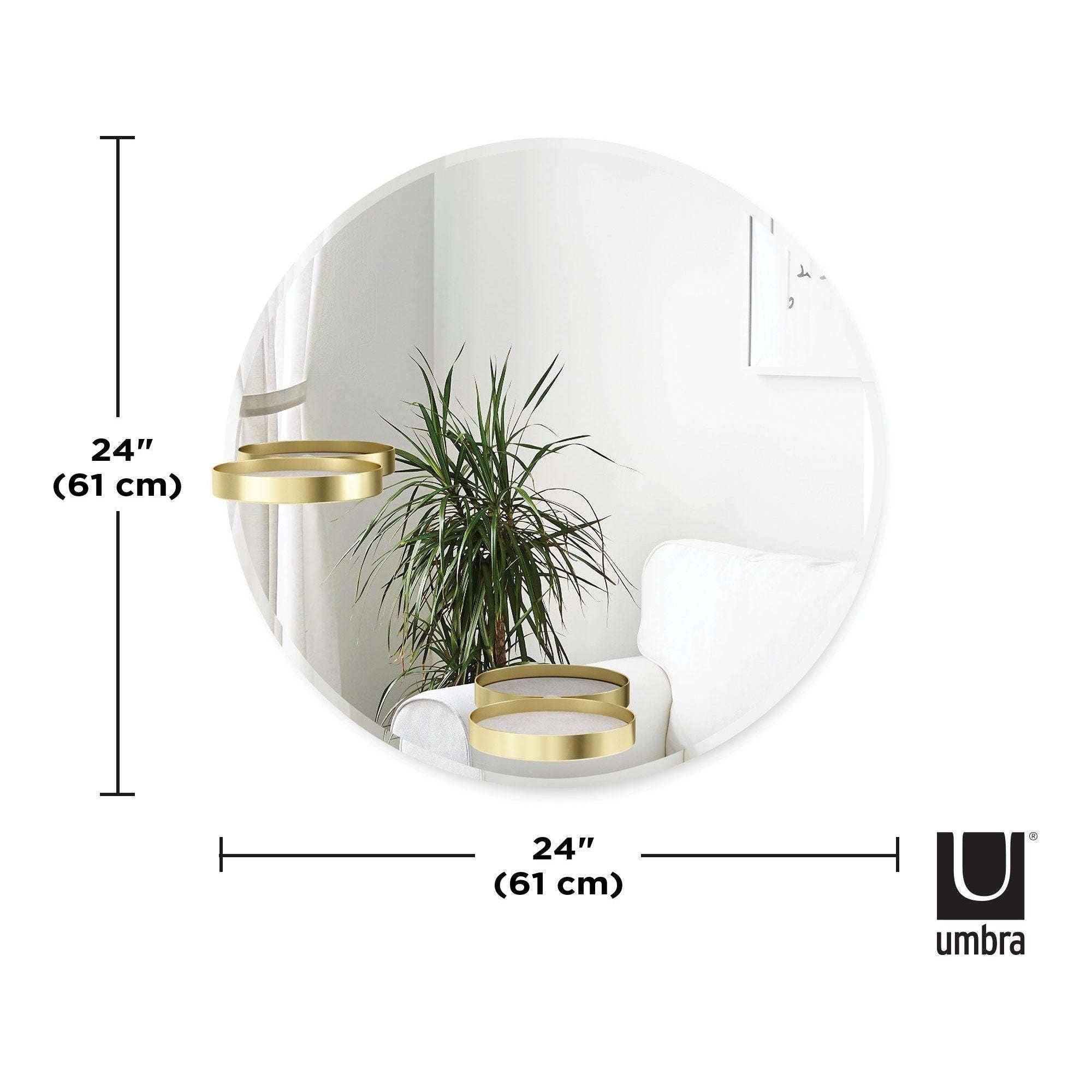 Umbra - Perch 24" Wall Mirror - Lights Canada