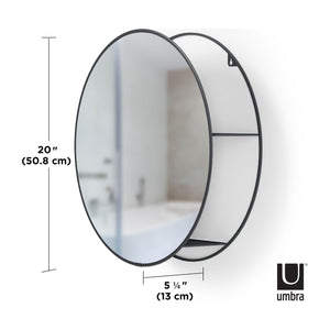 Umbra - Cirko Mirror & Storage Unit - Lights Canada