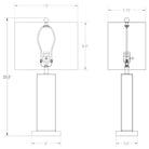 Flow Decor - Waterloo Table Lamp - Lights Canada