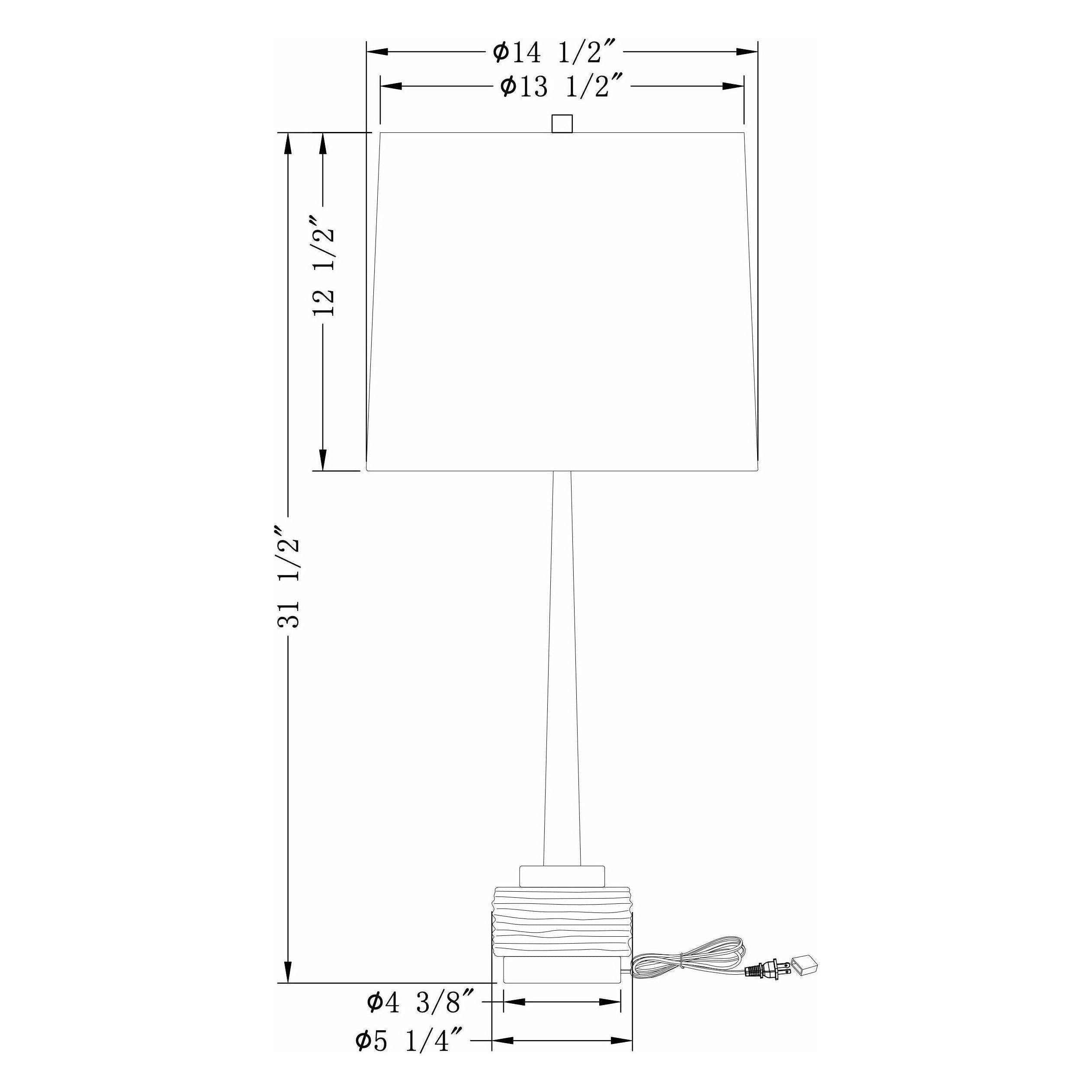 Flow Decor - Weiss Table Lamp - Lights Canada