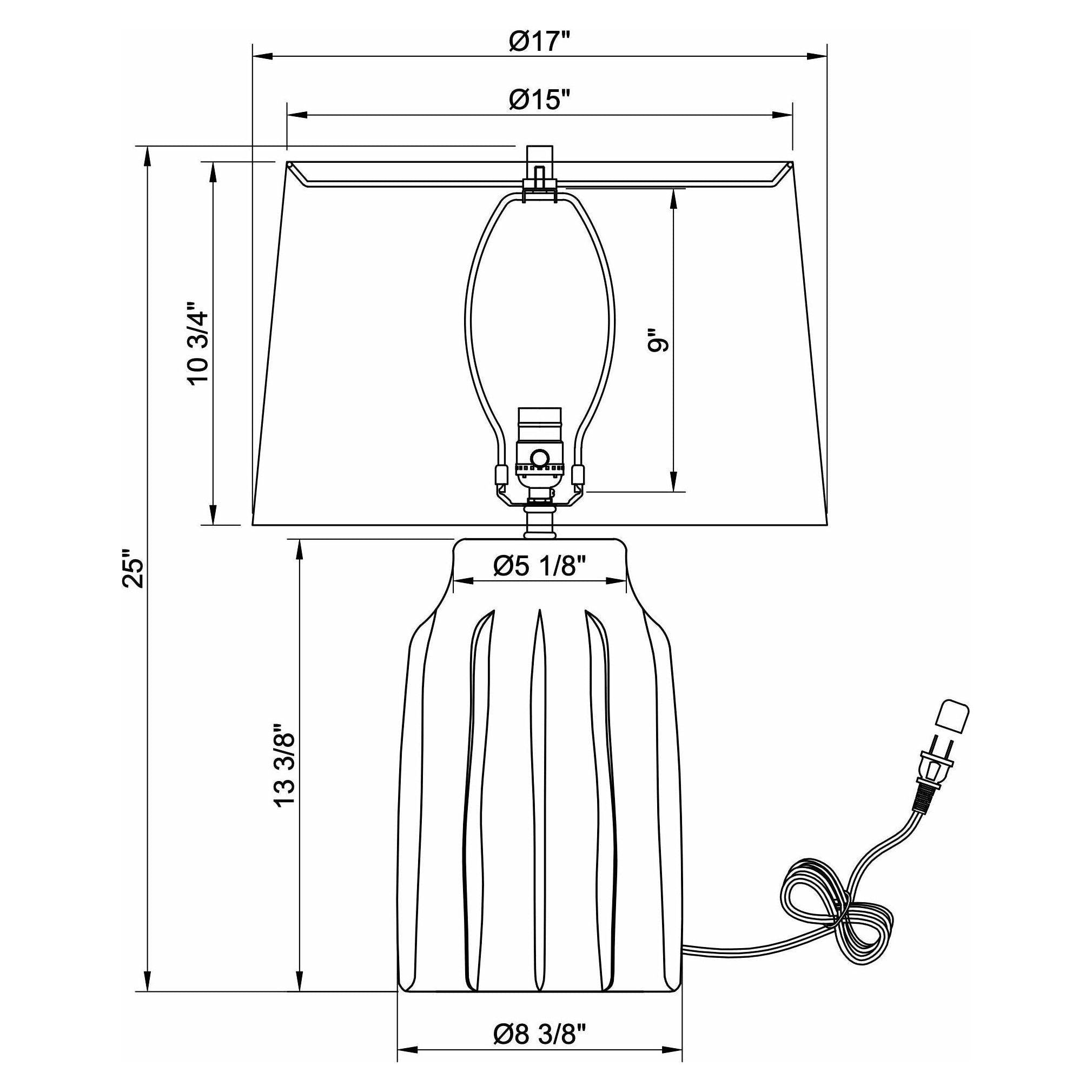 Flow Decor - Wilkes Table Lamp - Lights Canada