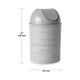 Umbra - Mezzo Swing-Top Trash Can 2.5-Gallon (9L) Capacity - Lights Canada