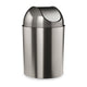 Umbra - Mezzo Swing-Top Trash Can 2.5-Gallon (9L) Capacity - Lights Canada