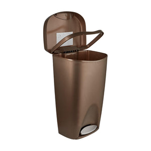 Umbra - Brim 13 Gallon (50L) Trash Can with Lid - Lights Canada