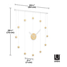 Umbra - Hangtime Wall Clock - Lights Canada