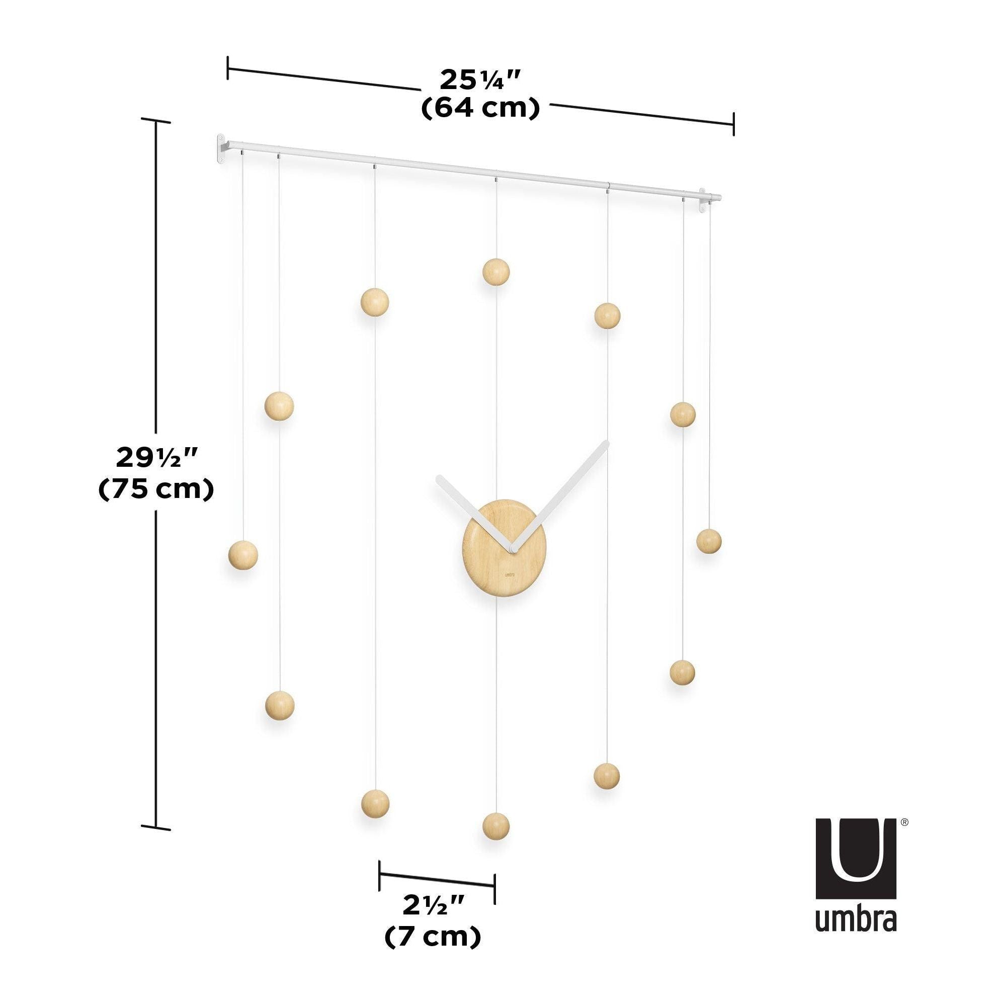 Umbra - Hangtime Wall Clock - Lights Canada