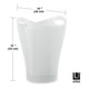 Umbra - Garbino Trash Can 2.25-Gallon (8.5L) Capacity - Lights Canada
