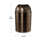 Umbra - Mezzo Swing-Top Trash Can 2.5-Gallon (9L) Capacity - Lights Canada